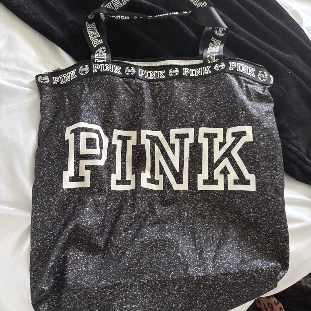 PINK Victoria's Secret Black Tote Sporty Casual